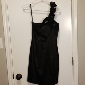 Black cocktail dress